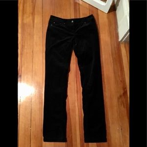 WHBM Black Cords Size 0